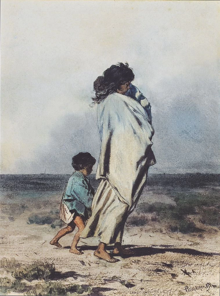 Zingara con due bambini - Museo Leopold, Vienna